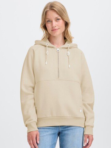 Oxmo Kapuzenpullover ' OXAndrea ' in Beige