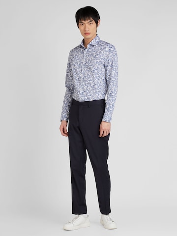 SEIDENSTICKER Slim fit Button Up Shirt in Blue