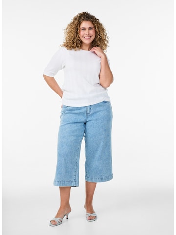 Zizzi Μπλουζάκι 'Mmia' σε λευκό