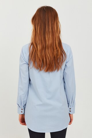 PULZ Jeans Blouse 'ELNA' in Blue