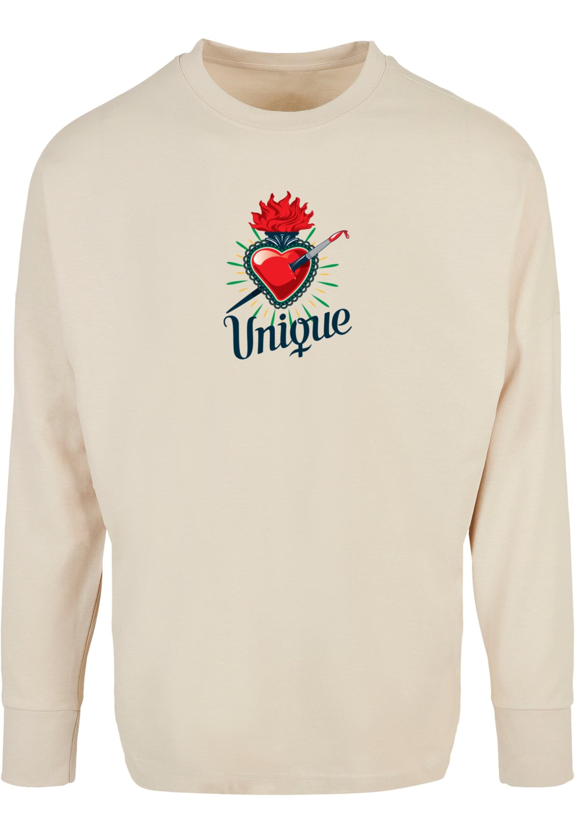 T-Shirt Merchcode en beige : devant