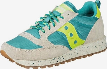 Baskets basses 'JAZZ ORIGINAL VINTAGE' Saucony Originals en vert : devant