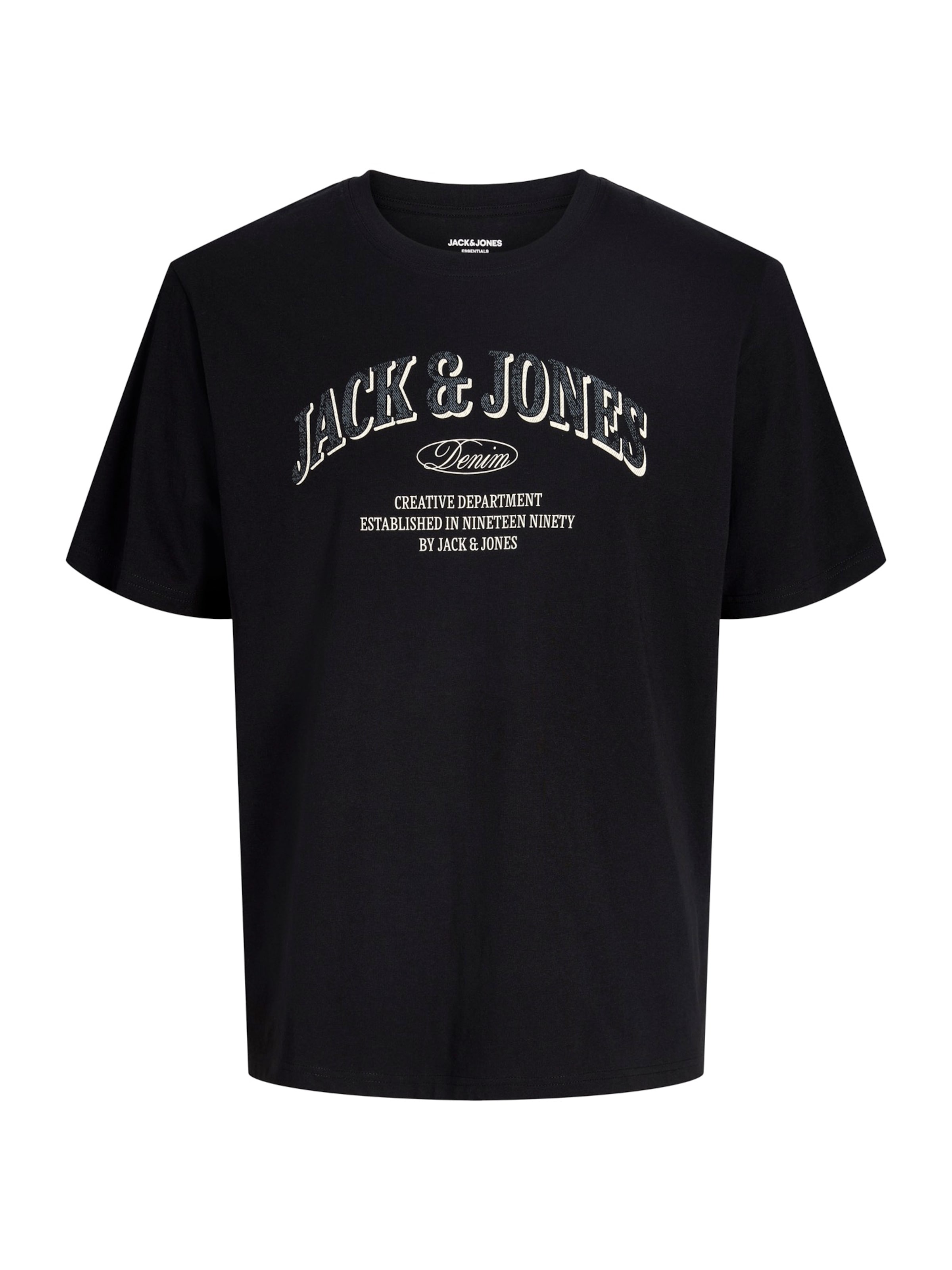Jack & Jones Junior T-shirt 'JJEDENVER' i svart: framsida