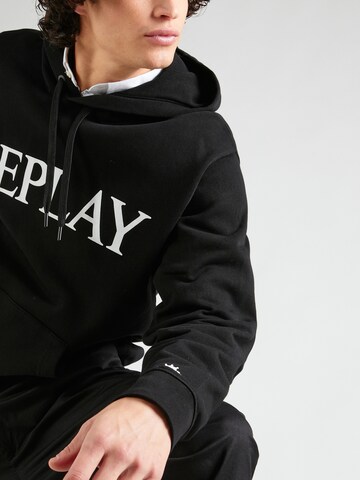 REPLAY Sweatshirt in Schwarz