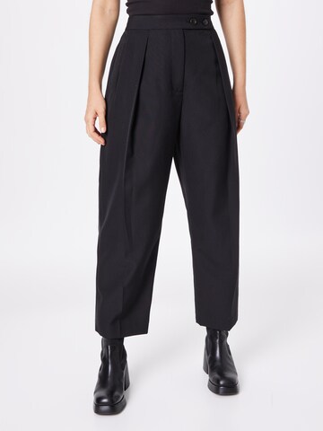 Loosefit Pantaloni con pieghe di 3.1 Phillip Lim in nero: frontale