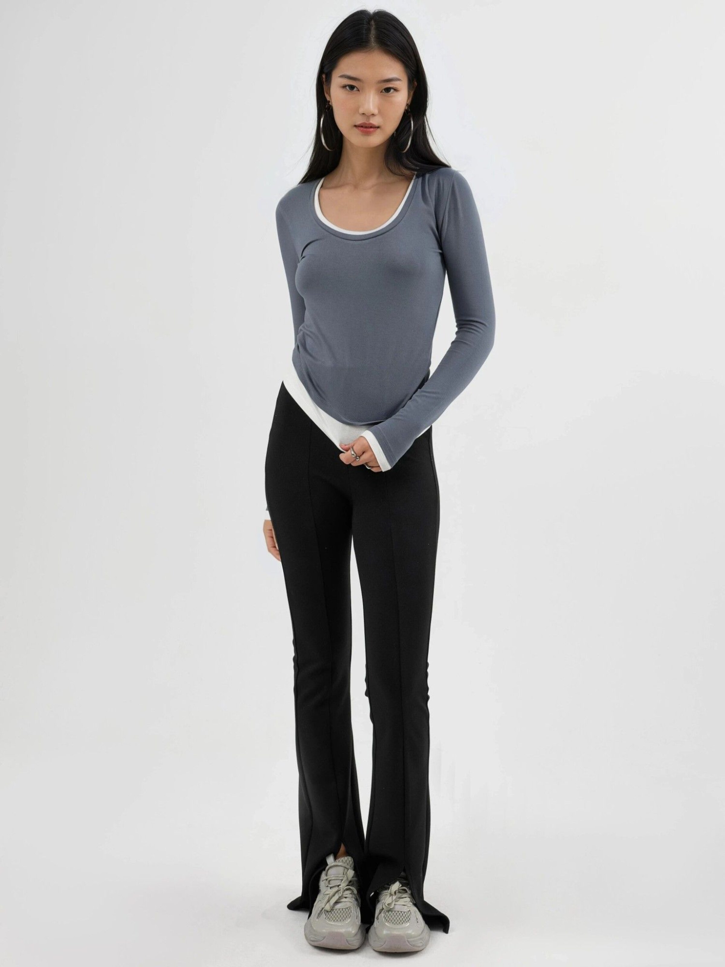 Camicia da donna di Busem in grigio