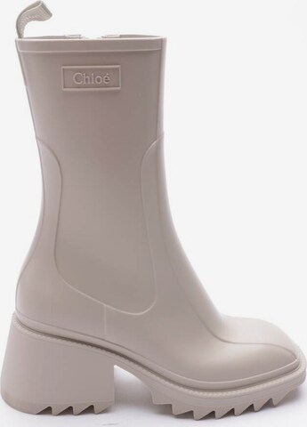 Chloé Dress Boots in 37 in White: front