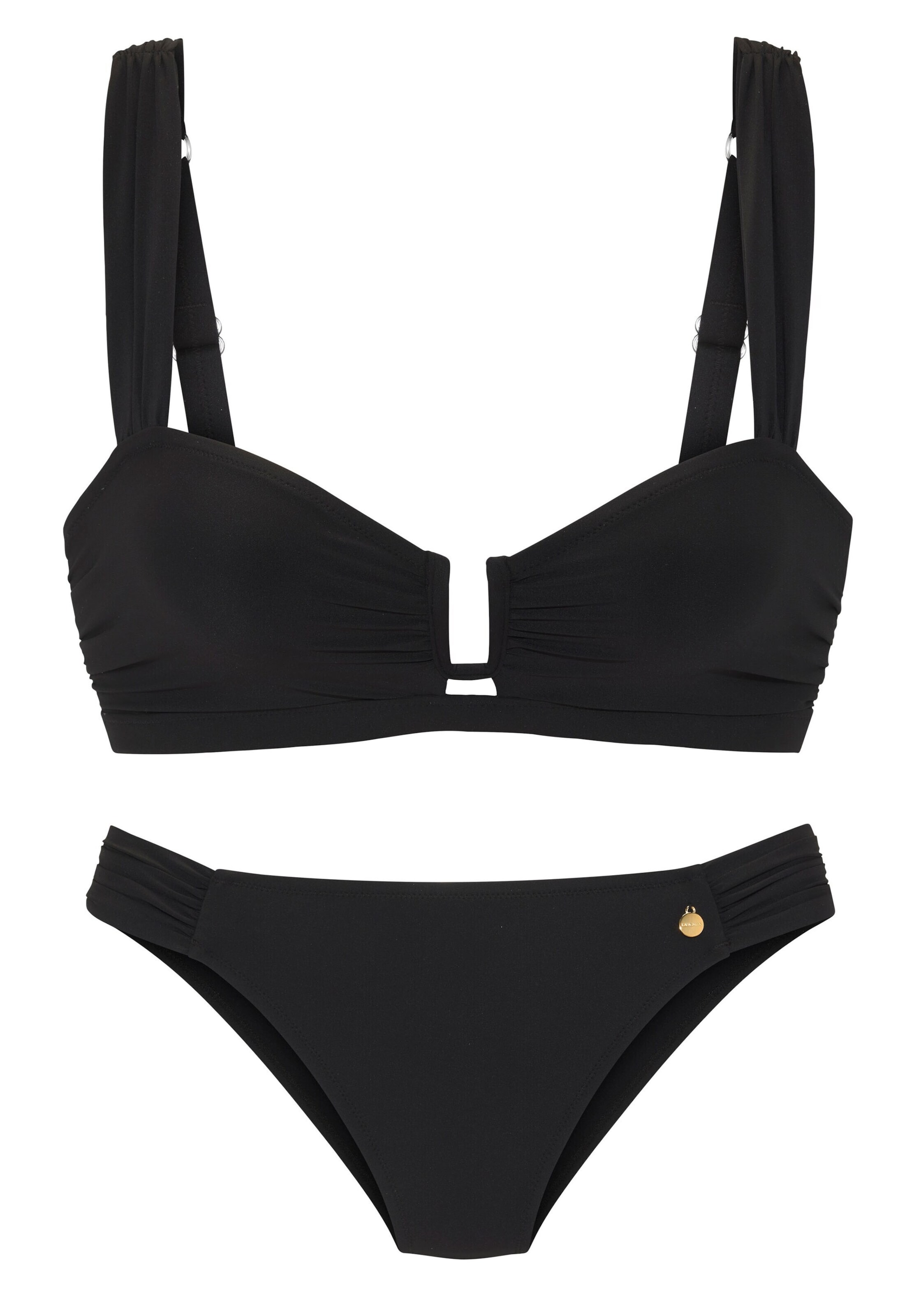 LASCANA Bikini in Zwart: voorkant