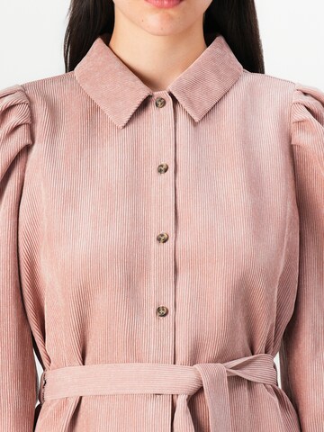 JDY Sukienka koszulowa 'JDYULLA OHIO' w kolorze różowy