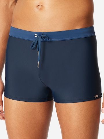 SCHIESSER Zwemshorts ' Ocean Swim ' in Blauw