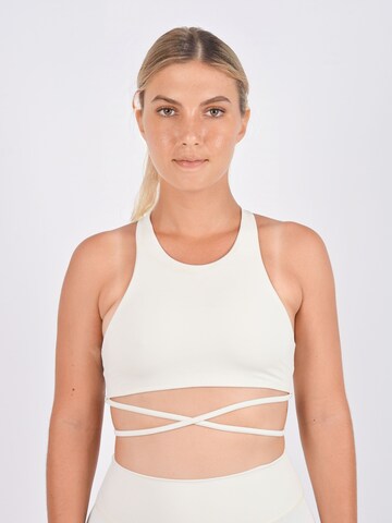Haut de sport 'Coastal Breeze (recycelt)' Kadoo en blanc : devant