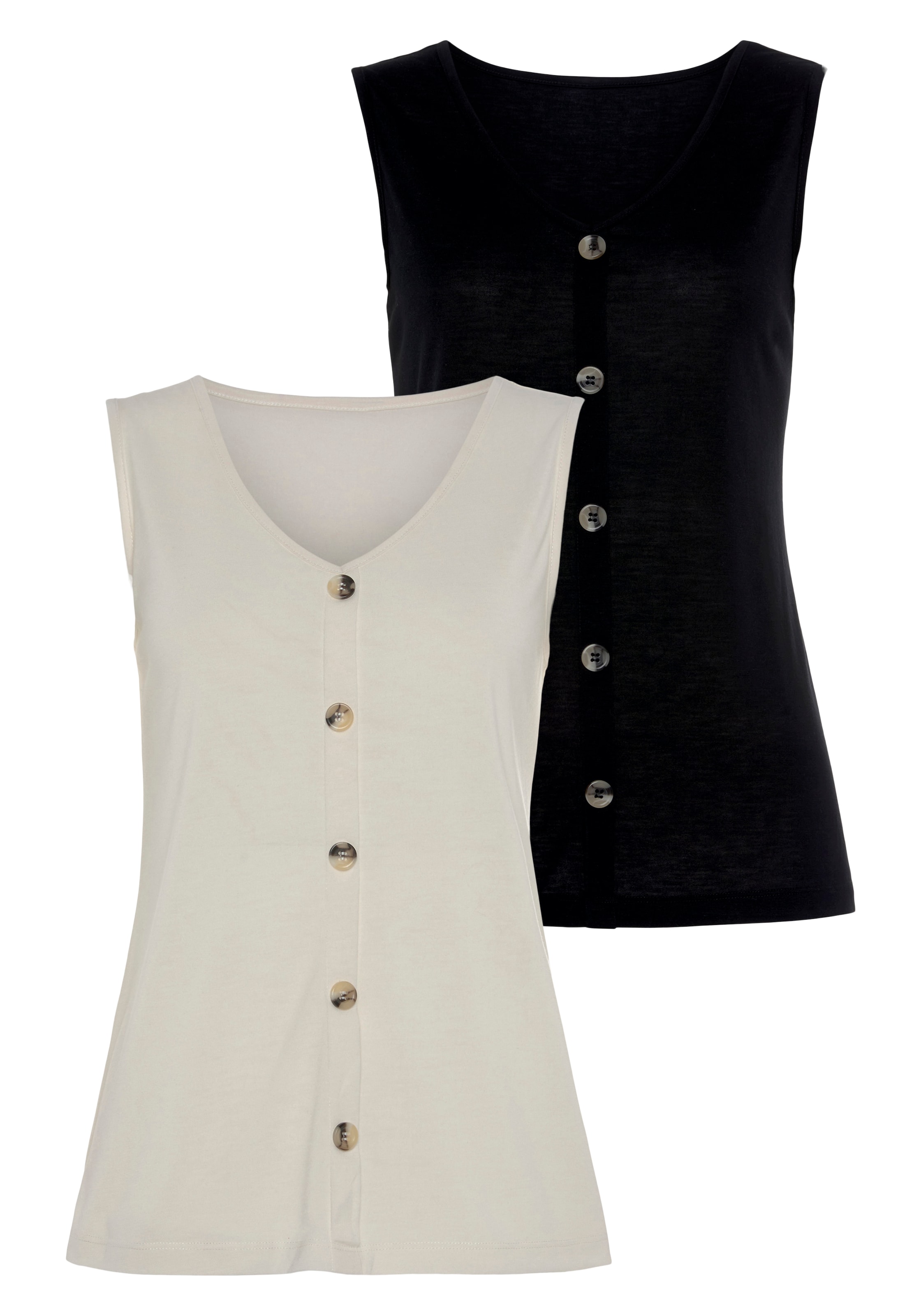 Top di LASCANA in beige: frontale