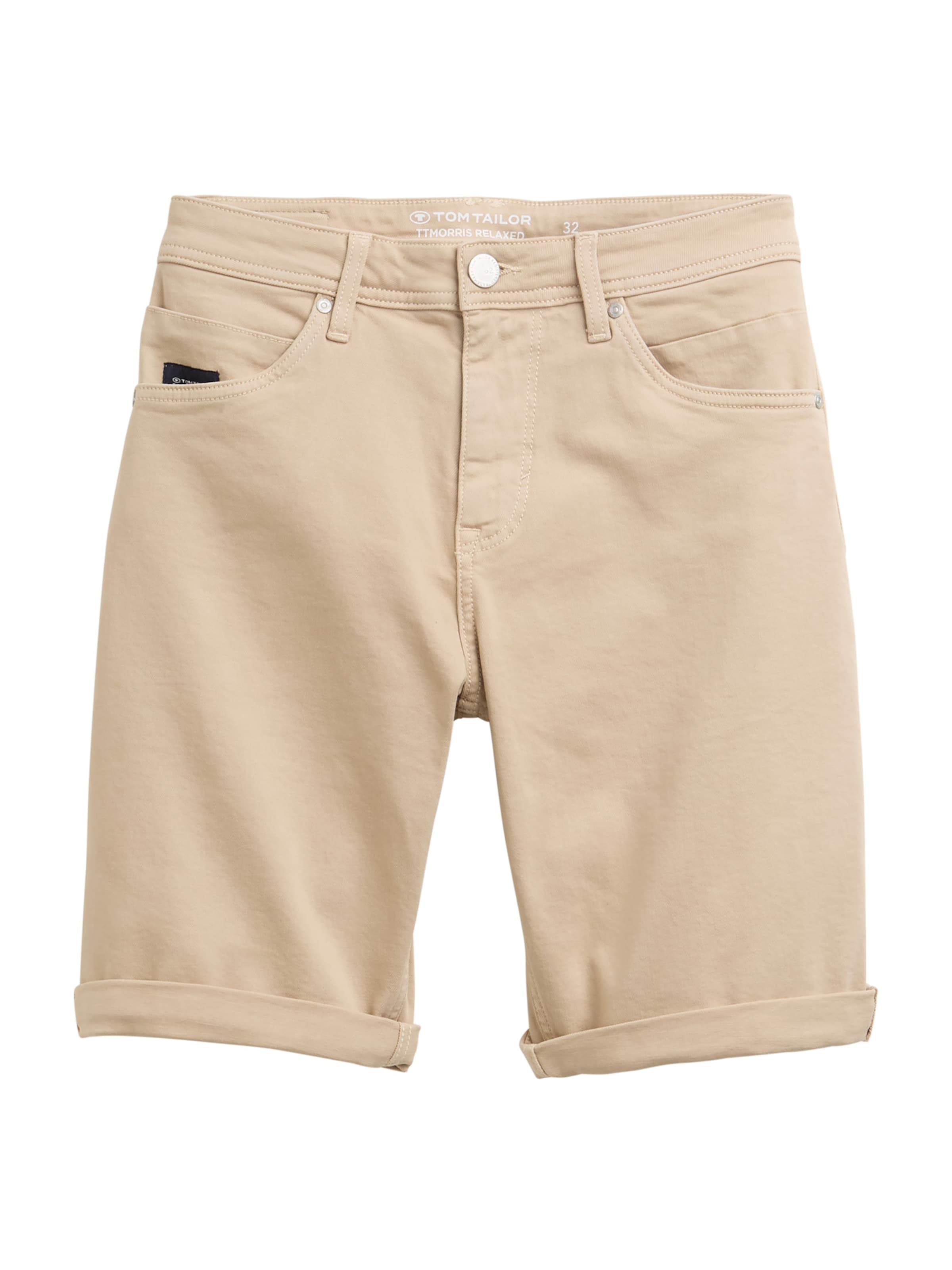 TOM TAILOR Regular Jeans 'MORRIS' i beige: framsida