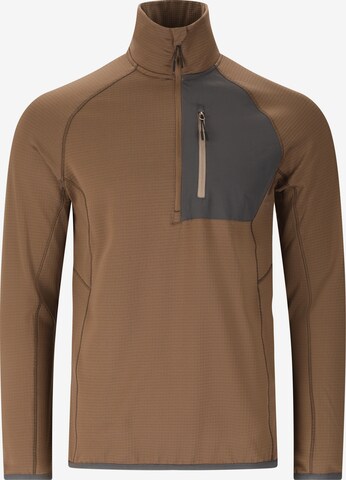 Whistler Sporttrui 'Helge' in Bruin: voorkant