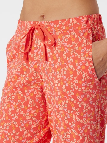 SCHIESSER Pajama Pants ' Mix & Relax  ' in Red