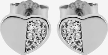 Akzent Earrings '"Heidi" aus 925 Sterlingsilber, rhodiniert, langlebig' in Silver: front