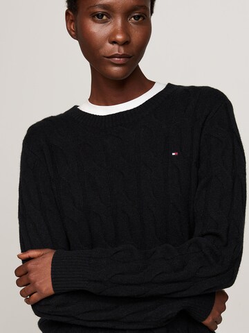 TOMMY HILFIGER Pullover in Schwarz