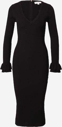 MICHAEL Michael Kors - Vestido de malha em preto: frente