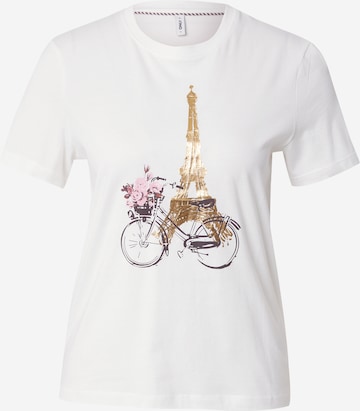 ONLY T-Shirt 'ONLKITA' in Weiß: Vorderseite