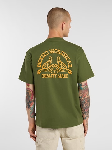 DICKIES Μπλουζάκι 'Bettsville' σε πράσινο: μπροστά