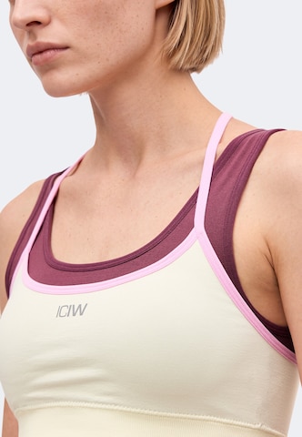 ICANIWILL Bustier Sport bh 'Mirage' in Geel
