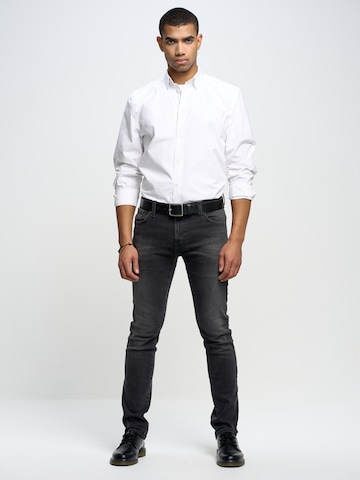 BIG STAR Slimfit Jeans 'MARTIN' in Zwart