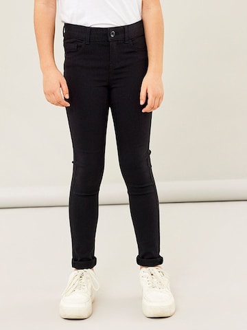 NAME IT Skinny Jeans 'Polly' in Zwart: voorkant