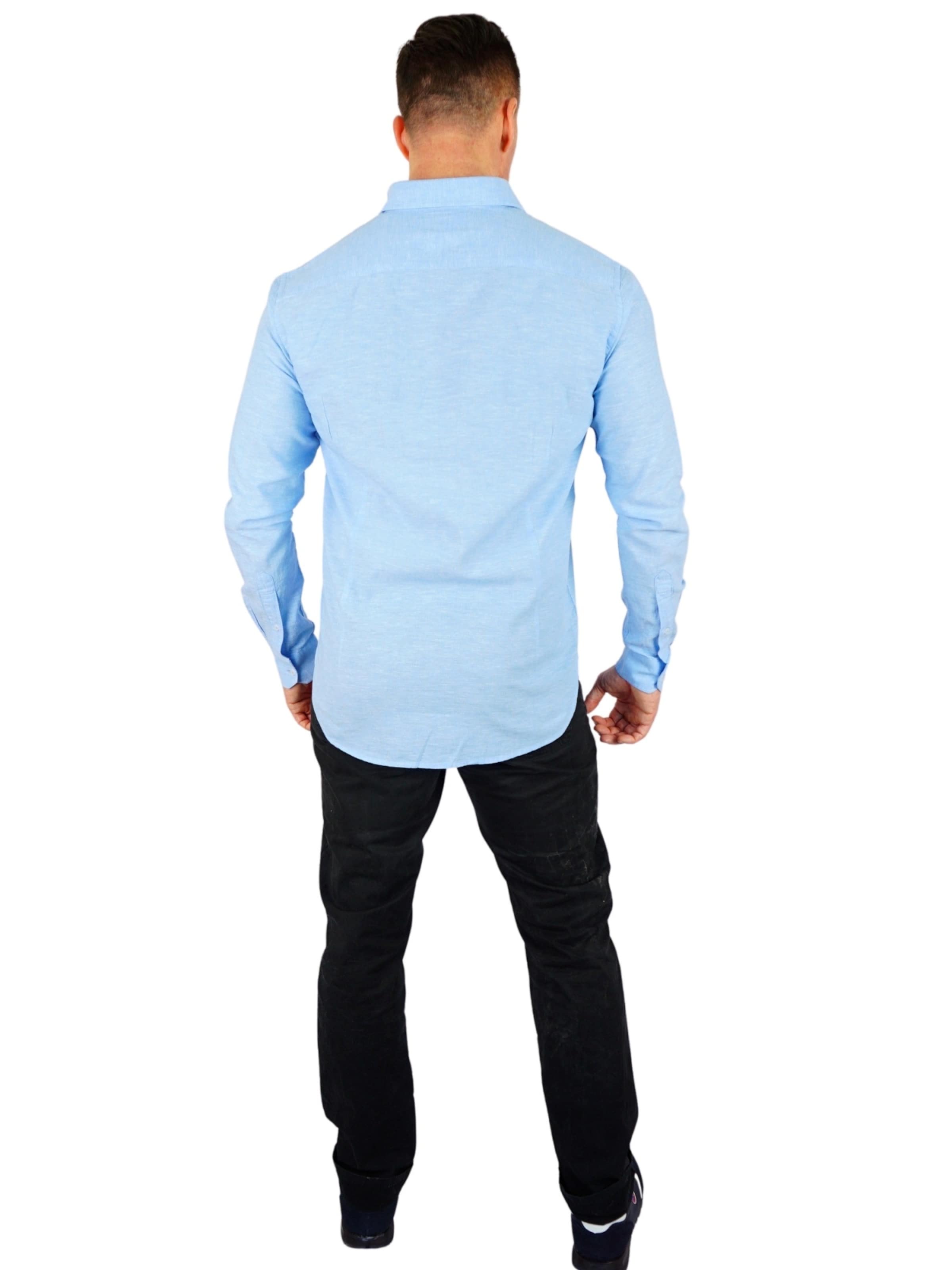 U.S. POLO ASSN. Regular Fit Skjorte i blå