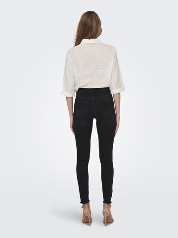 ONLY Skinny Jeans 'Blush' in Zwart