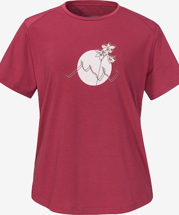 T-shirt fonctionnel 'Haberspitz' Schöffel en rouge : devant