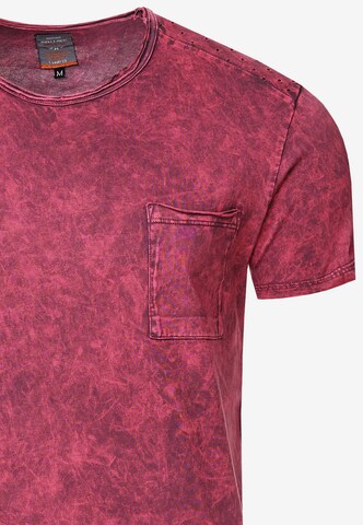 Rusty Neal Rundhals-Shirt in Rot