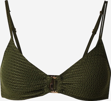 Hunkemöller Bustier Bikinitoppi 'Cairo' värissä vihreä: etupuoli