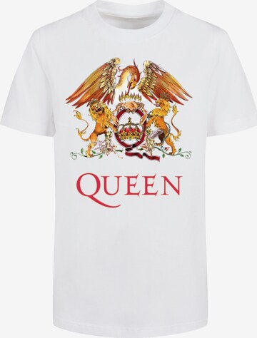 F4NT4STIC Shirt 'Queen Classic Crest' in Wit: voorkant