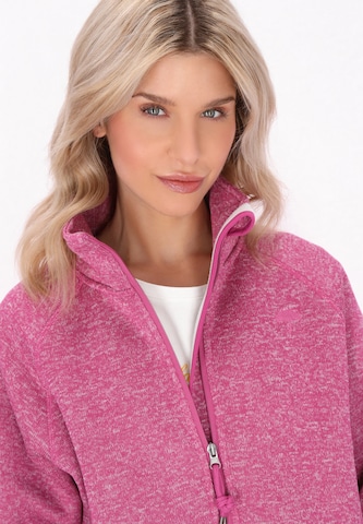 Schmuddelwedda Fleece jas in Roze