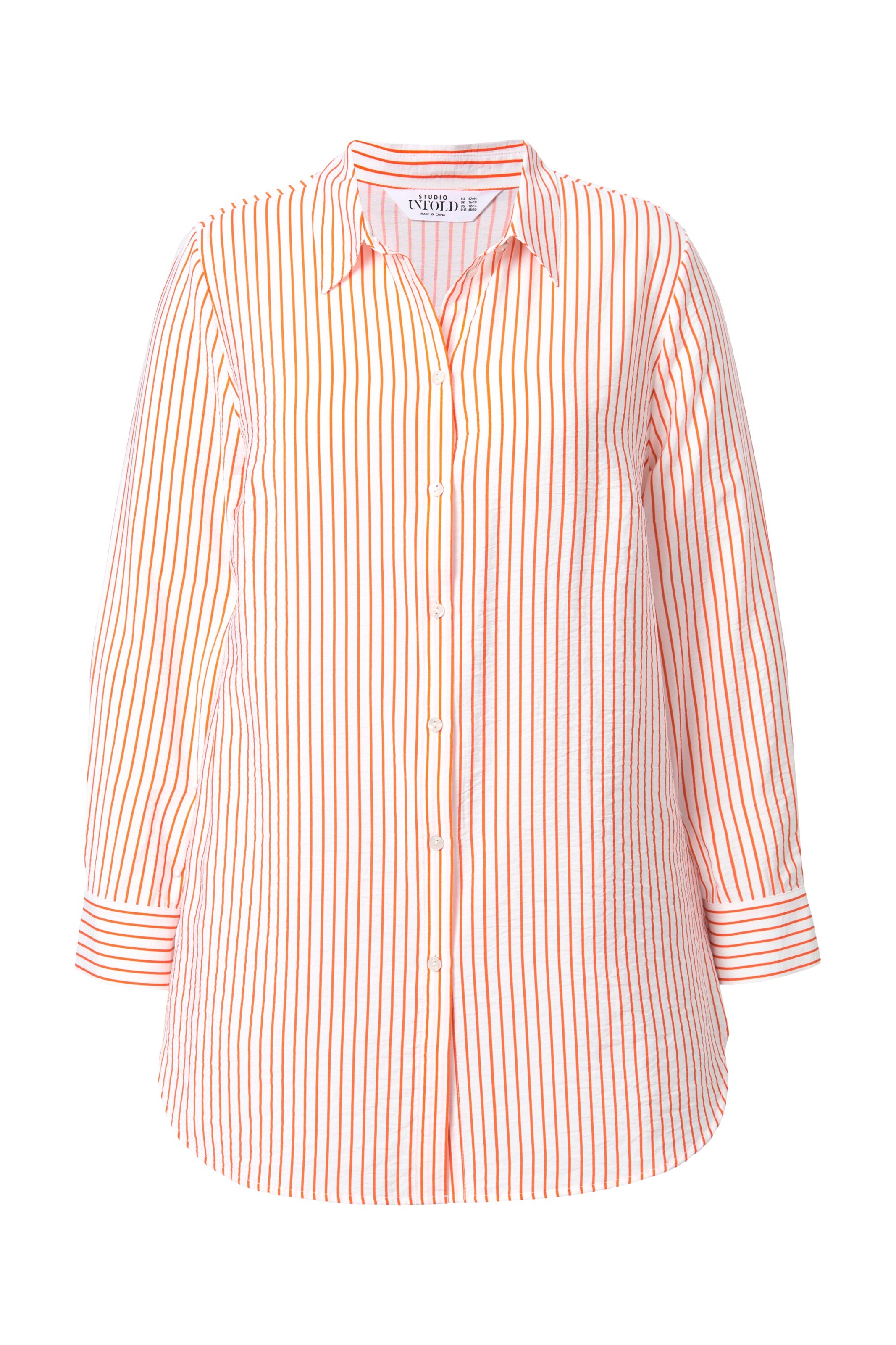 Studio Untold Blouse in Orange: front