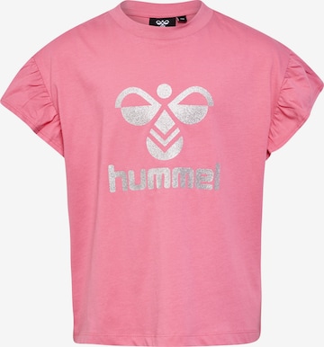 Hummel Shirt in Roze: voorkant