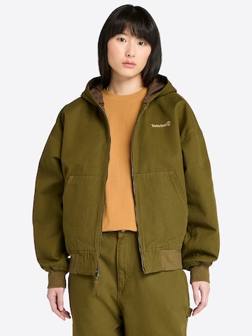 Veste mi-saison TIMBERLAND en vert : devant