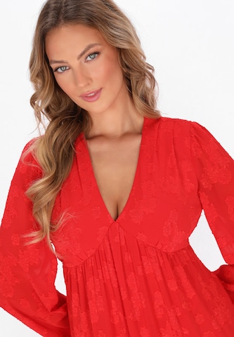 faina Dress in Red