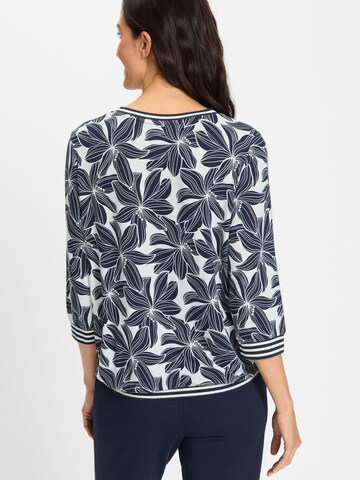 Olsen Shirt in  lockere Passform in Blau