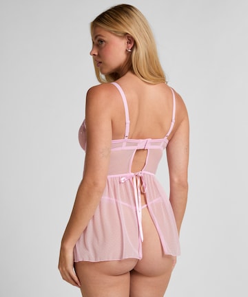Hunkemöller Negligé 'Cordelie' in Roze