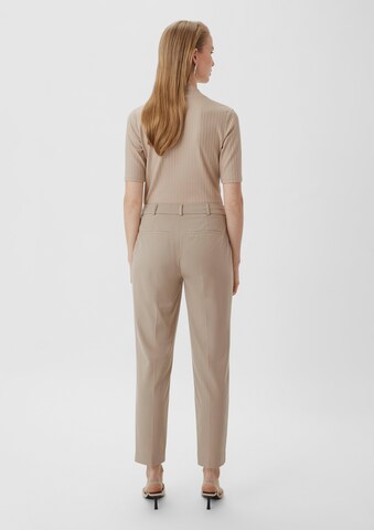 COMMA Regular Broek in Beige: terug