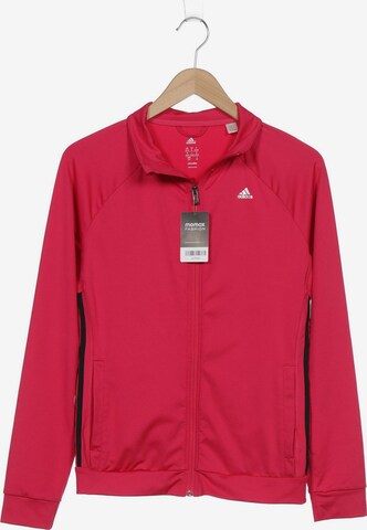 ADIDAS PERFORMANCE Sweatshirt & Zip-Up Hoodie in XS in Pink: front