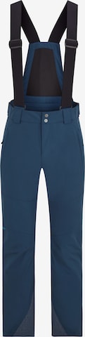 ZIENER Workout Pants in Blue: front