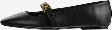 juoda Calvin Klein Balerinos su dirželiais: priekis
