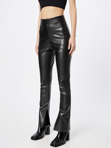 NLY by Nelly Flared Trousers in Black: front