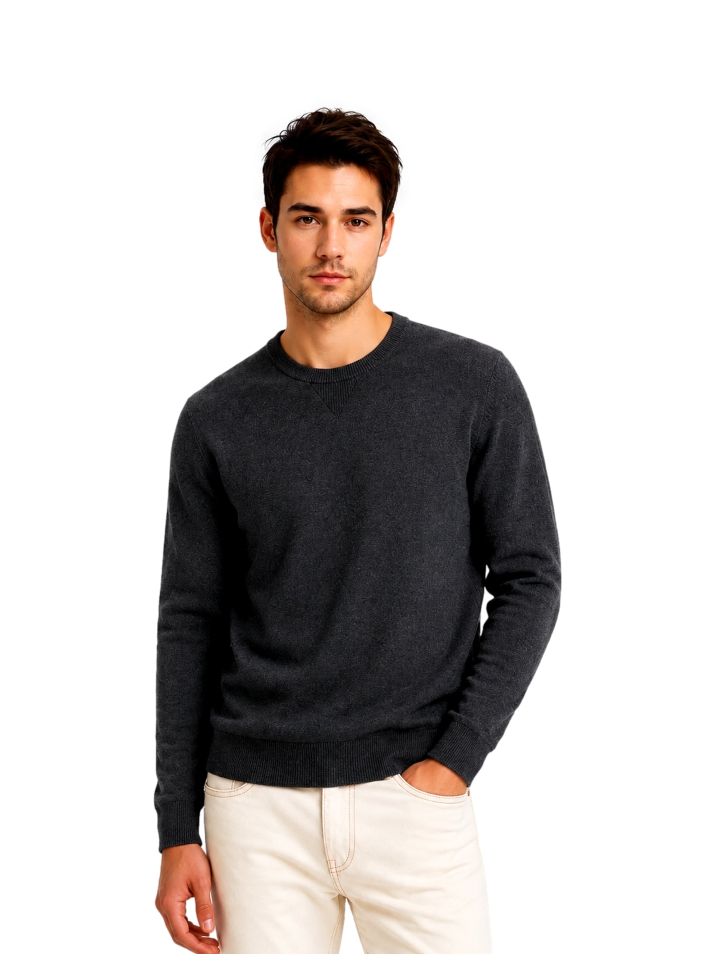 Pullover 'Villas' di Only & Sons in grigio: frontale