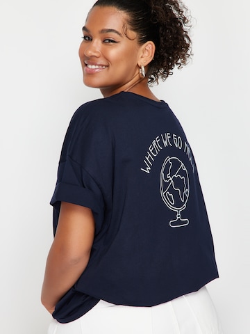 T-shirt Trendyol Curve en bleu
