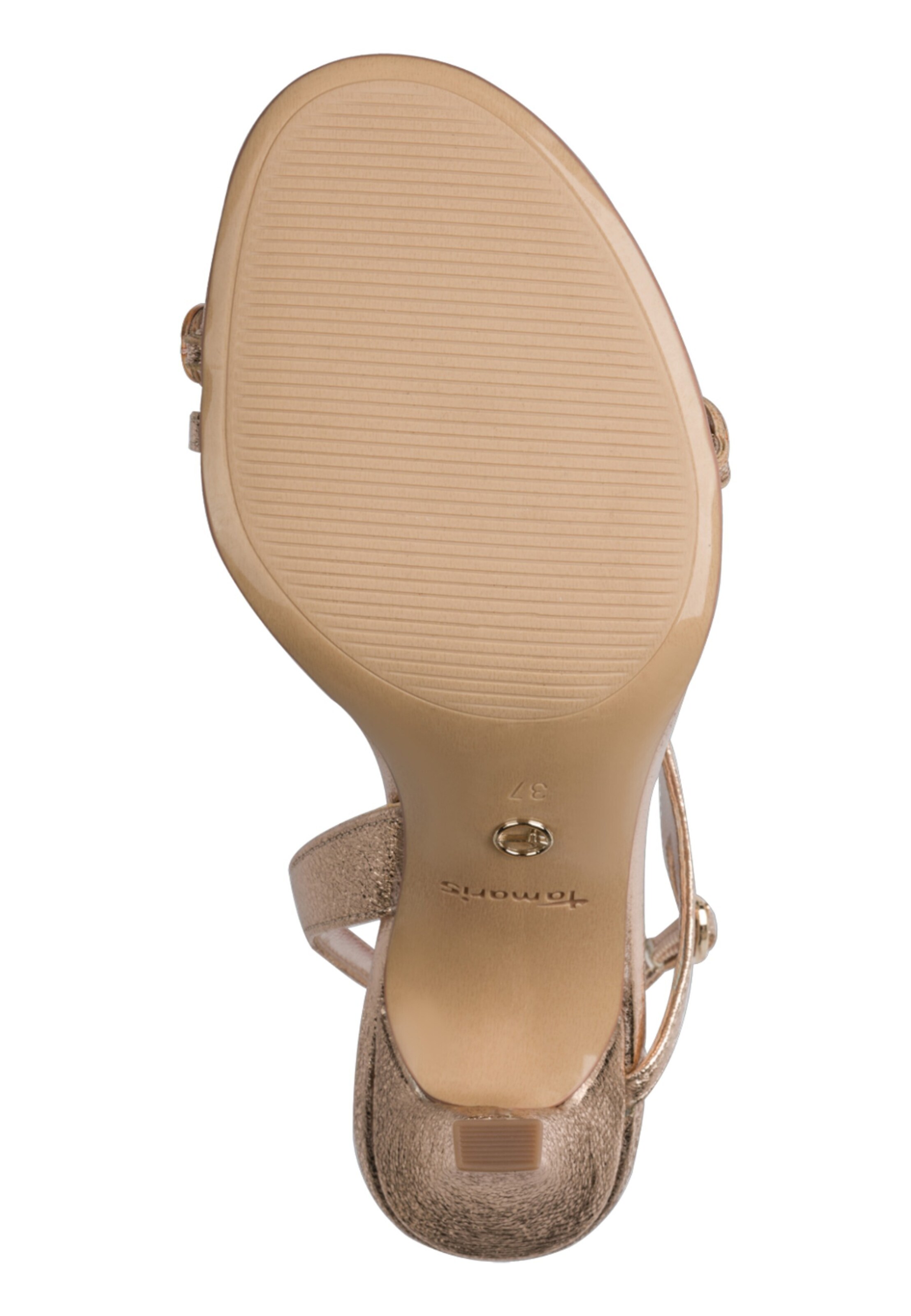 Sandales Tamaris en or