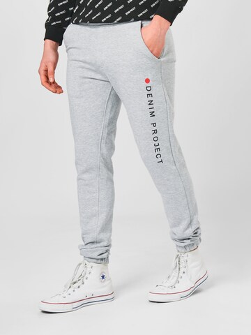 Denim Project Tapered Pants in Grey: front