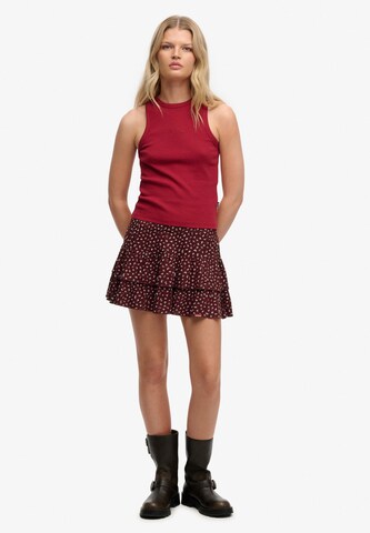 Jupe Superdry & Co en rouge